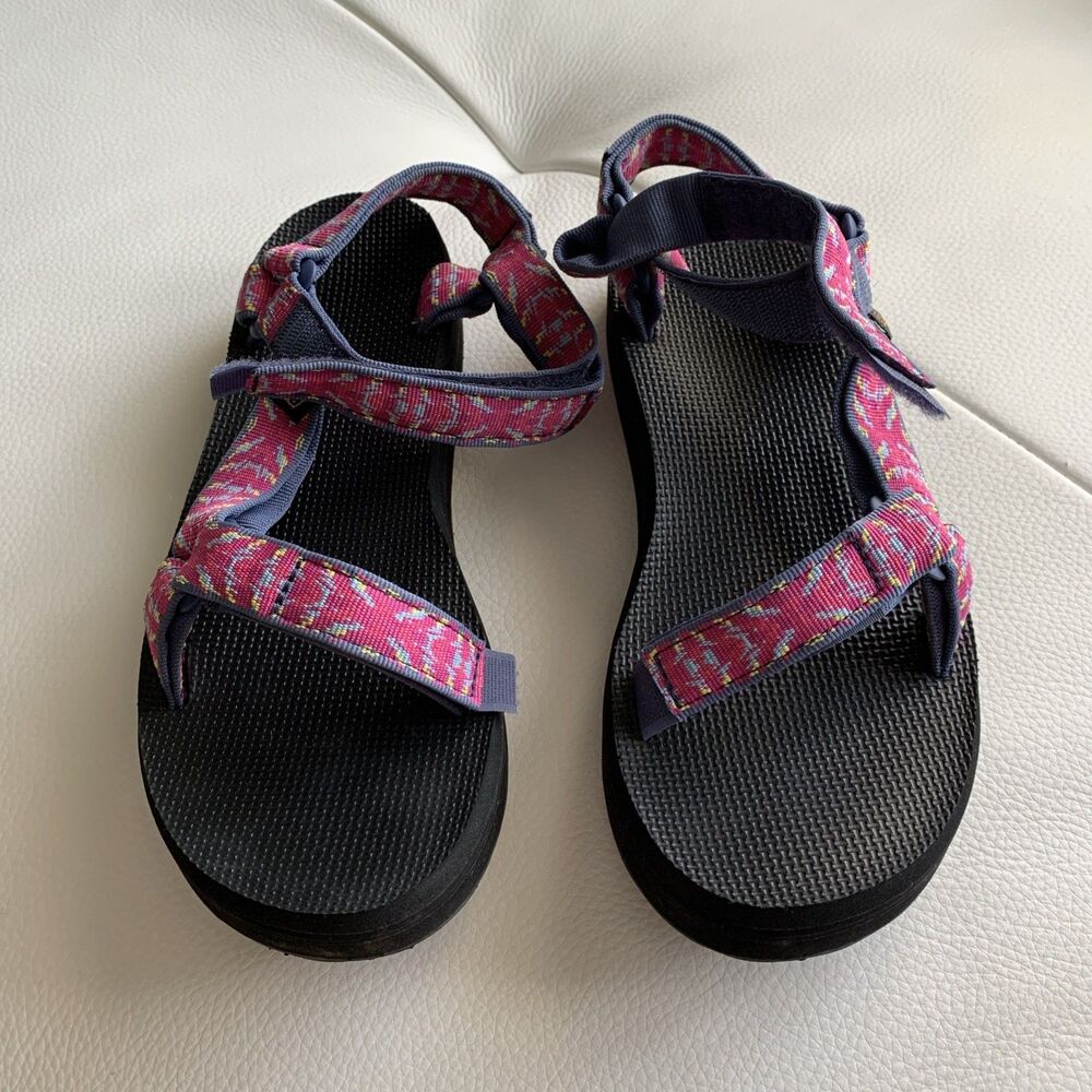 Teva midform universal strappy sandals triton raspberry sorbet womens Size 10